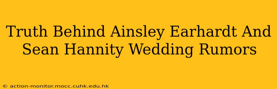 Truth Behind Ainsley Earhardt And Sean Hannity Wedding Rumors