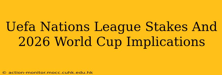 Uefa Nations League Stakes And 2026 World Cup Implications