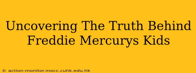 Uncovering The Truth Behind Freddie Mercurys Kids
