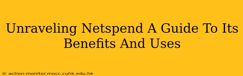 Unraveling Netspend A Guide To Its Benefits And Uses