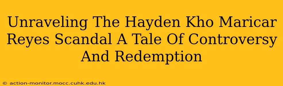 Unraveling The Hayden Kho Maricar Reyes Scandal A Tale Of Controversy And Redemption