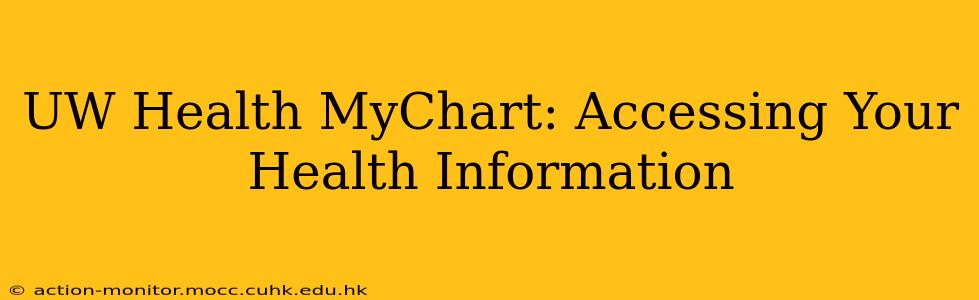 UW Health MyChart: Accessing Your Health Information