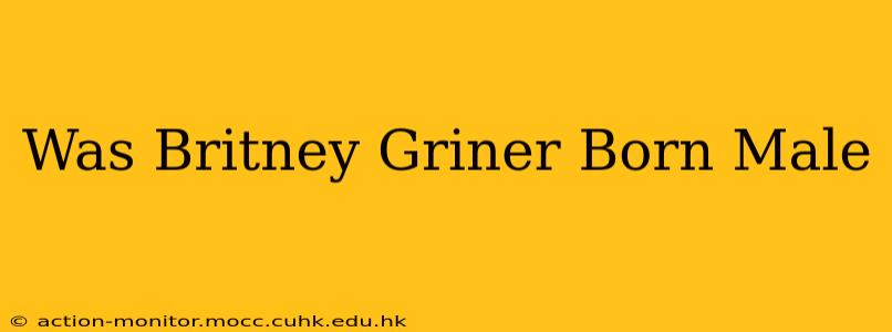 Was Britney Griner Born Male