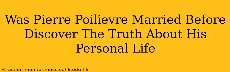 Was Pierre Poilievre Married Before Discover The Truth About His Personal Life