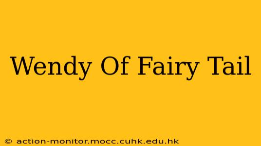 Wendy Of Fairy Tail