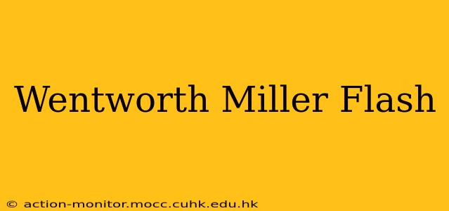 Wentworth Miller Flash