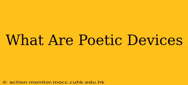 What Are Poetic Devices