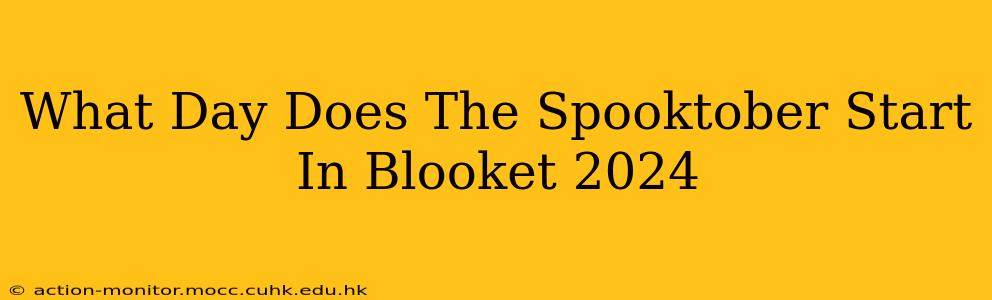 What Day Does The Spooktober Start In Blooket 2024