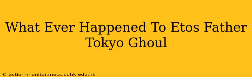 What Ever Happened To Etos Father Tokyo Ghoul