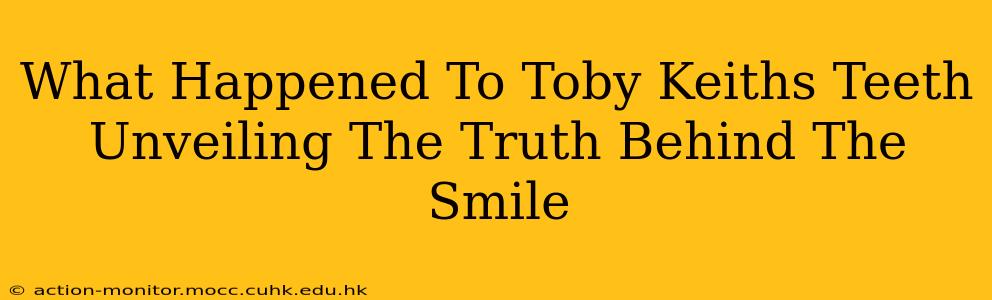 What Happened To Toby Keiths Teeth Unveiling The Truth Behind The Smile