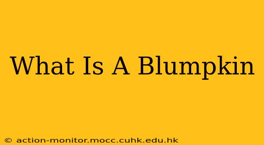 What Is A Blumpkin