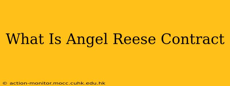 What Is Angel Reese Contract
