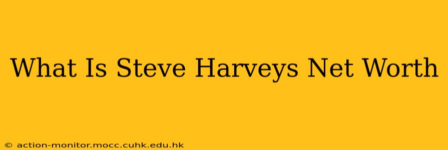 What Is Steve Harveys Net Worth