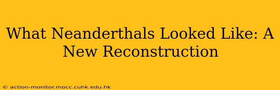 What Neanderthals Looked Like: A New Reconstruction