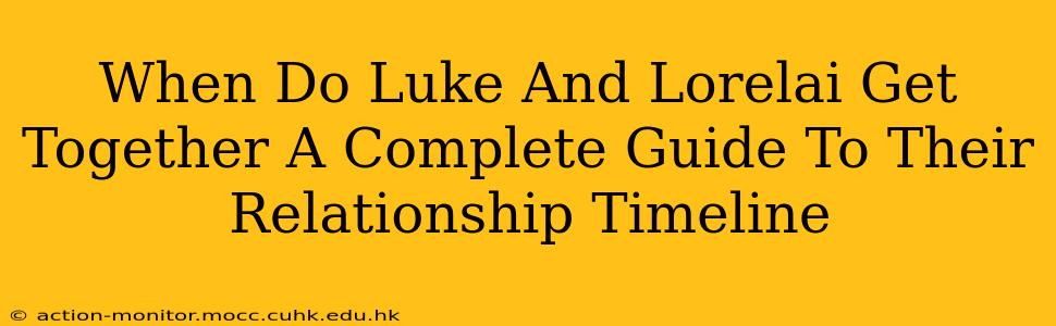 When Do Luke And Lorelai Get Together A Complete Guide To Their Relationship Timeline