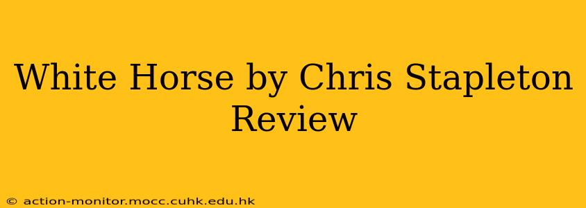 White Horse by Chris Stapleton Review