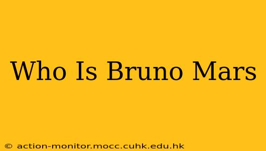 Who Is Bruno Mars