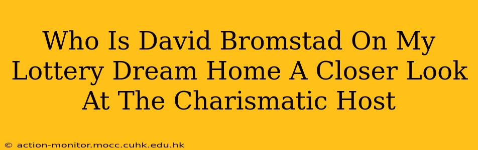 Who Is David Bromstad On My Lottery Dream Home A Closer Look At The Charismatic Host