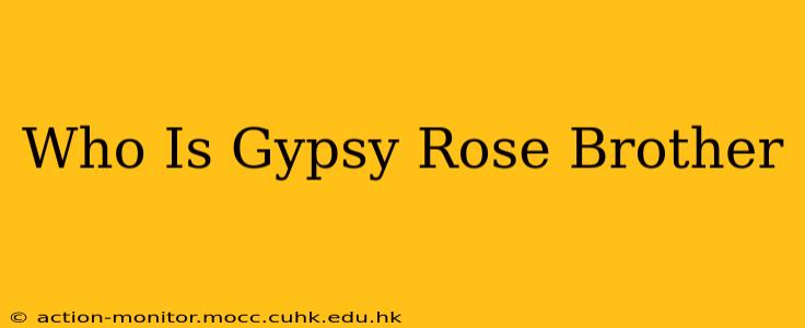 Who Is Gypsy Rose Brother