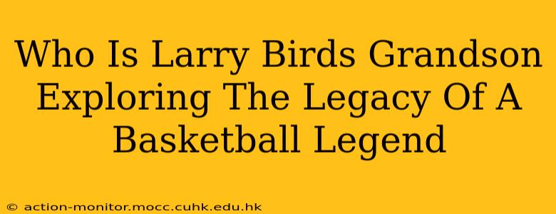 Who Is Larry Birds Grandson Exploring The Legacy Of A Basketball Legend