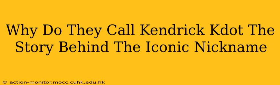 Why Do They Call Kendrick Kdot The Story Behind The Iconic Nickname