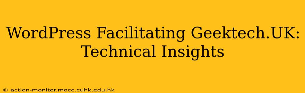 WordPress Facilitating Geektech.UK: Technical Insights