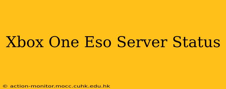 Xbox One Eso Server Status