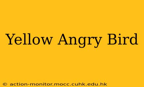 Yellow Angry Bird