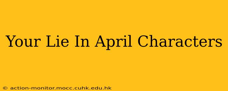 Your Lie In April Characters
